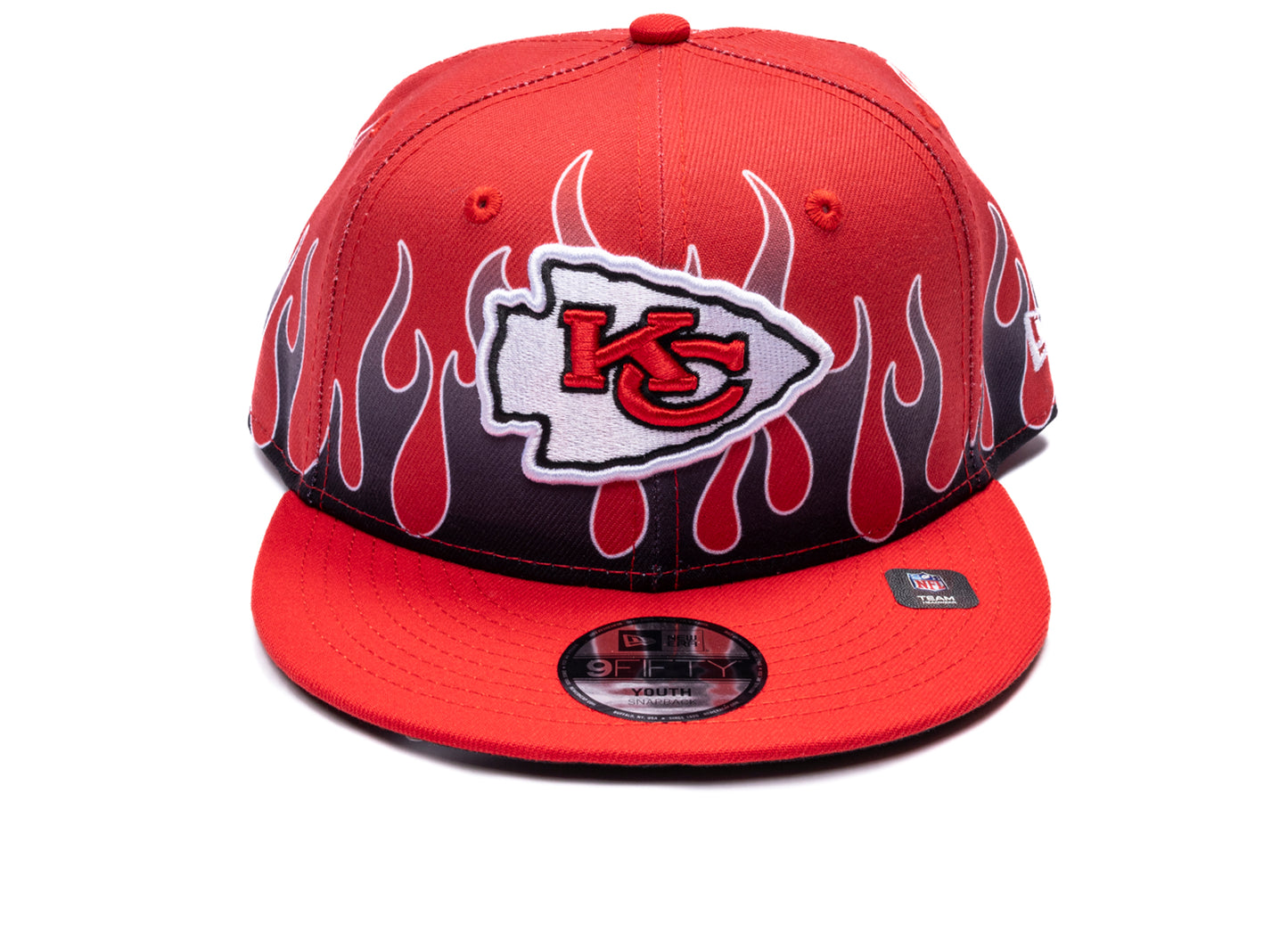 Kid's New Era Flames Kansas City Chiefs 9Fifty Hat