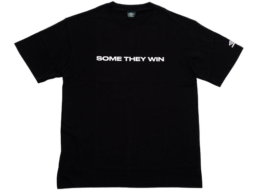 Umbro Penalty Culture Some They Win Tee in Black xld