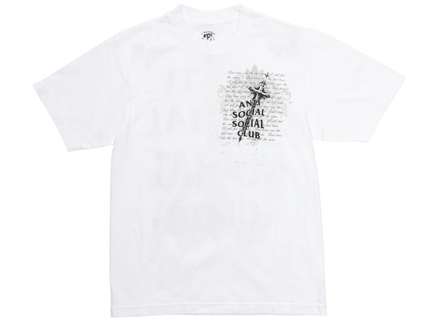 Anti Social Social Club Made in USA Anguish Tee in White