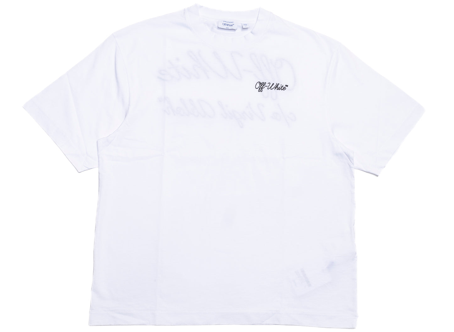OFF-WHITE Script Logo Skate Short Sleeve T-Shirt in White