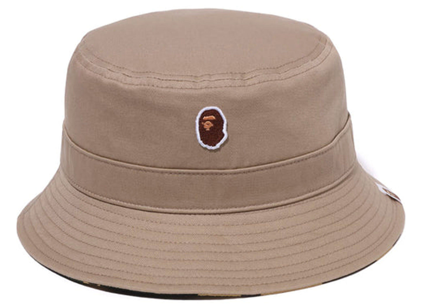 A Bathing Ape 1st Camo One Point Reversible Hat in Yellow