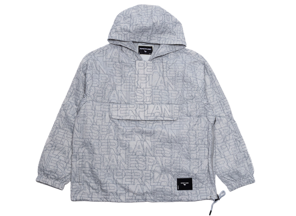 Paper Planes Logotype Crinkle Anorak Jacket