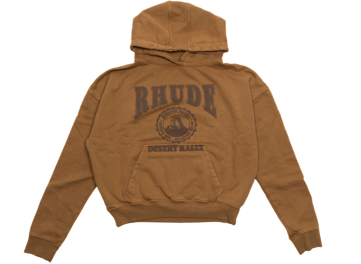 Rhude Cropped Desert Valley Hoodie
