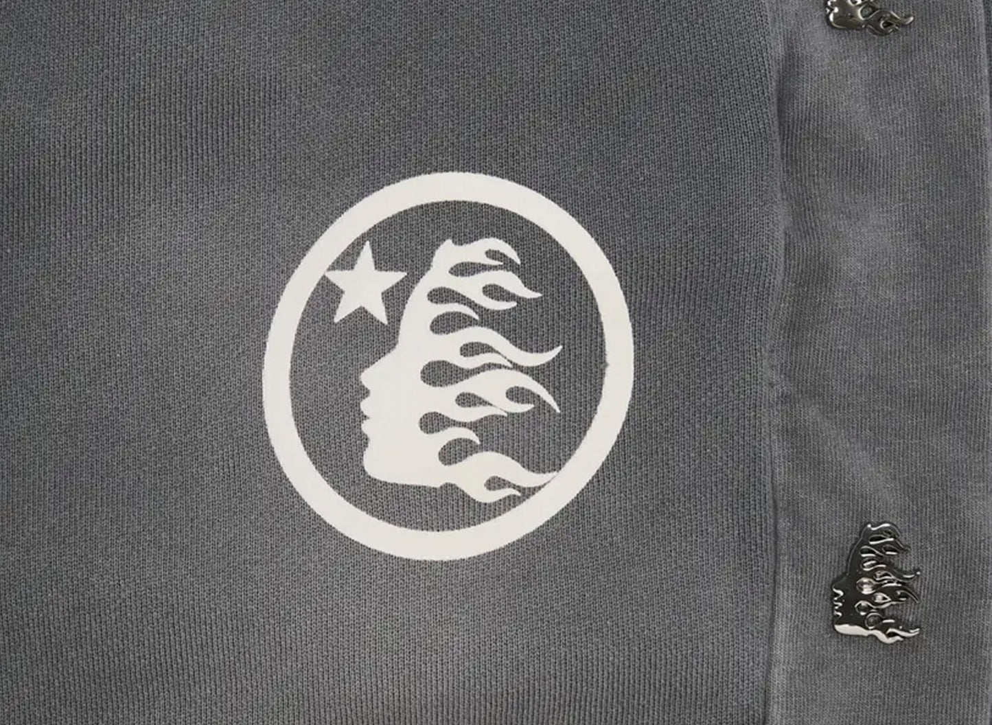 Hellstar Mirrorface Sweatpants in Grey