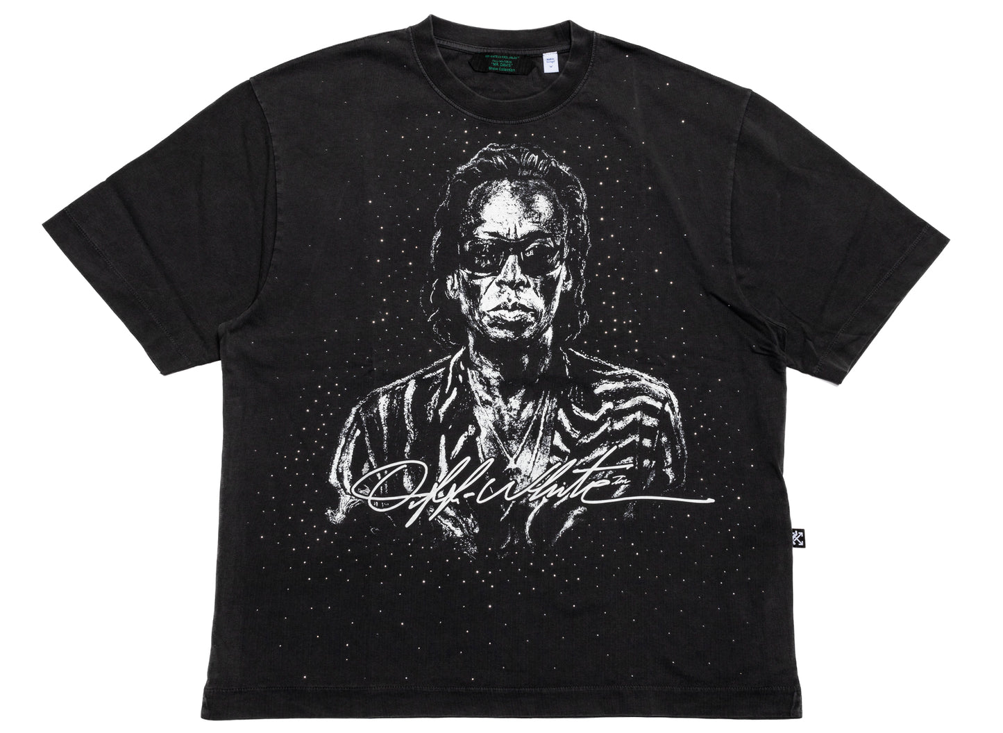 OFF-WHITE Miles Davis Stadium Skate T-Shirt in Black
