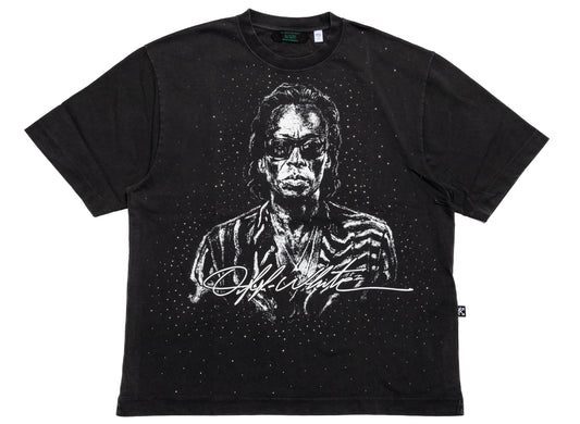 OFF-WHITE Miles Davis Stadium Skate T-Shirt in Black