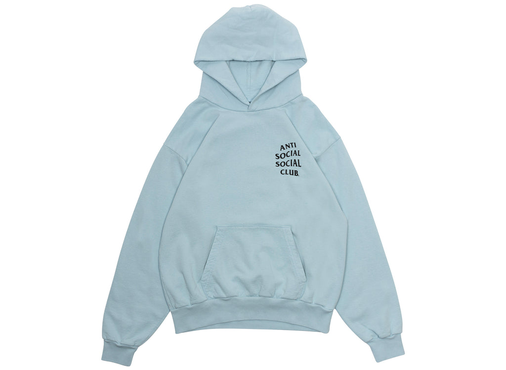 Anti Social Social Club Made in USA Kkotch Hoodie in Baby Blue