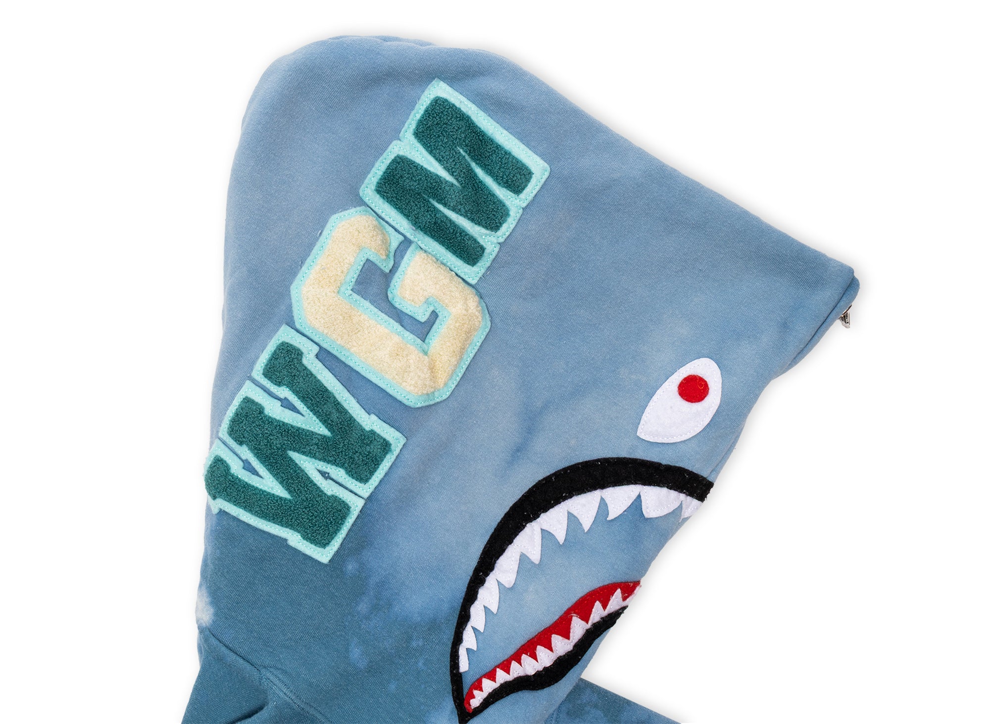 A Bathing Ape Hand Dye Shark Full Zip Hoodie in Blue – Oneness