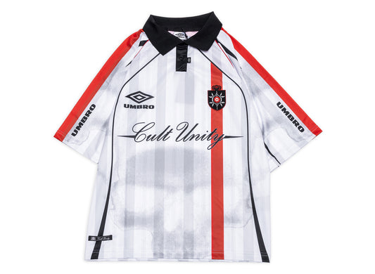 Umbro 01-03 Polo in White / Red