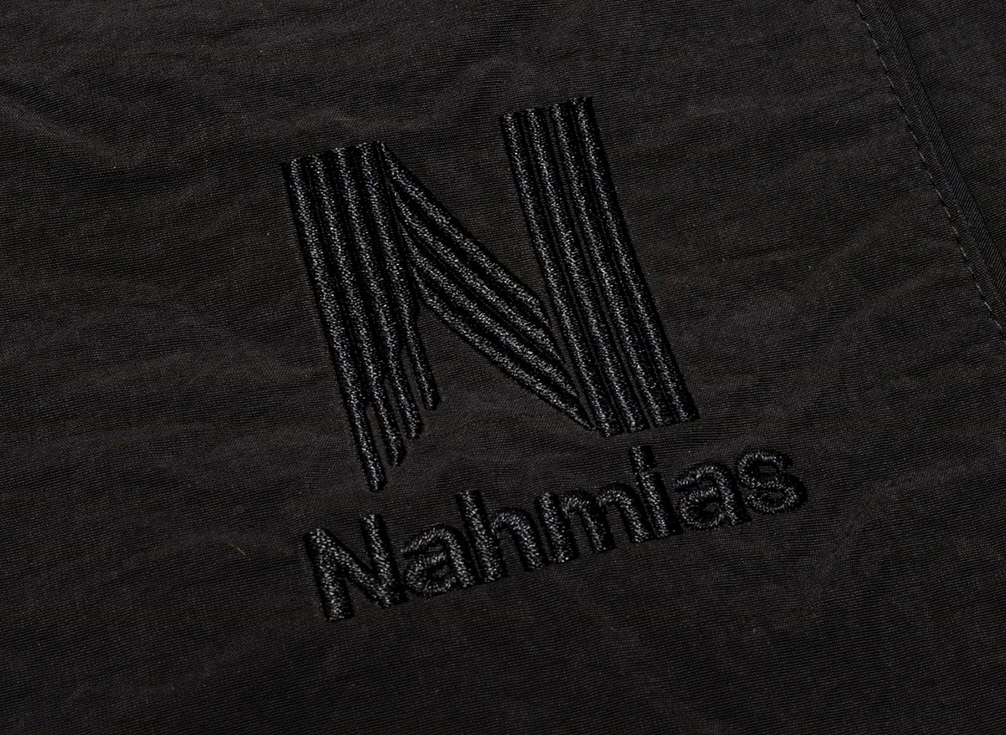 Nahmias Tonal Warm Up Pant in Black, men's black warm up pants, view 2