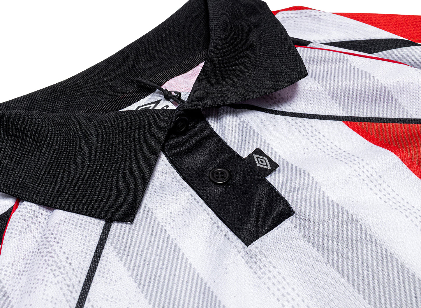 Umbro 01-03 Polo in White / Red