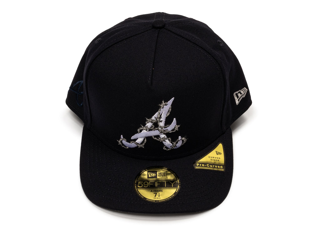 New Era 5950AF Fence 26444 Atlanta Braves Fitted Hat