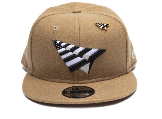 Paper Planes Crown 9Fifty Leather Strapback Hat