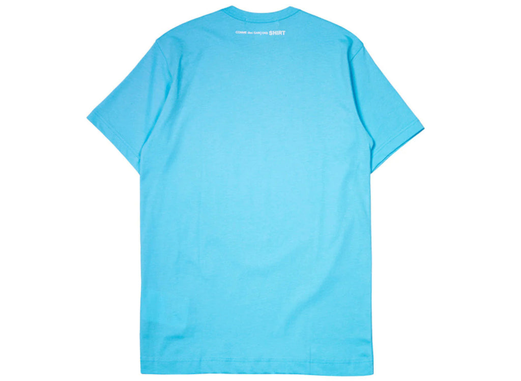 Comme des Garçons SHIRT S/S Knit T-Shirt in Blue