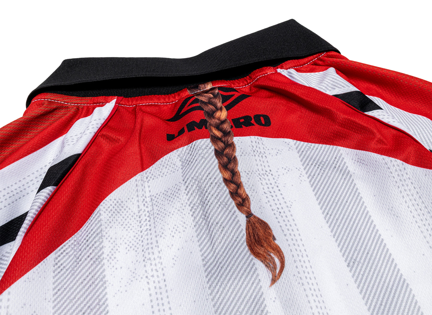 Umbro 01-03 Polo in White / Red