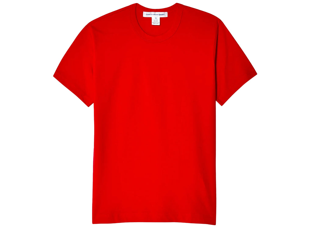 Comme des Garçons SHIRT S/S Knit T-Shirt in Red