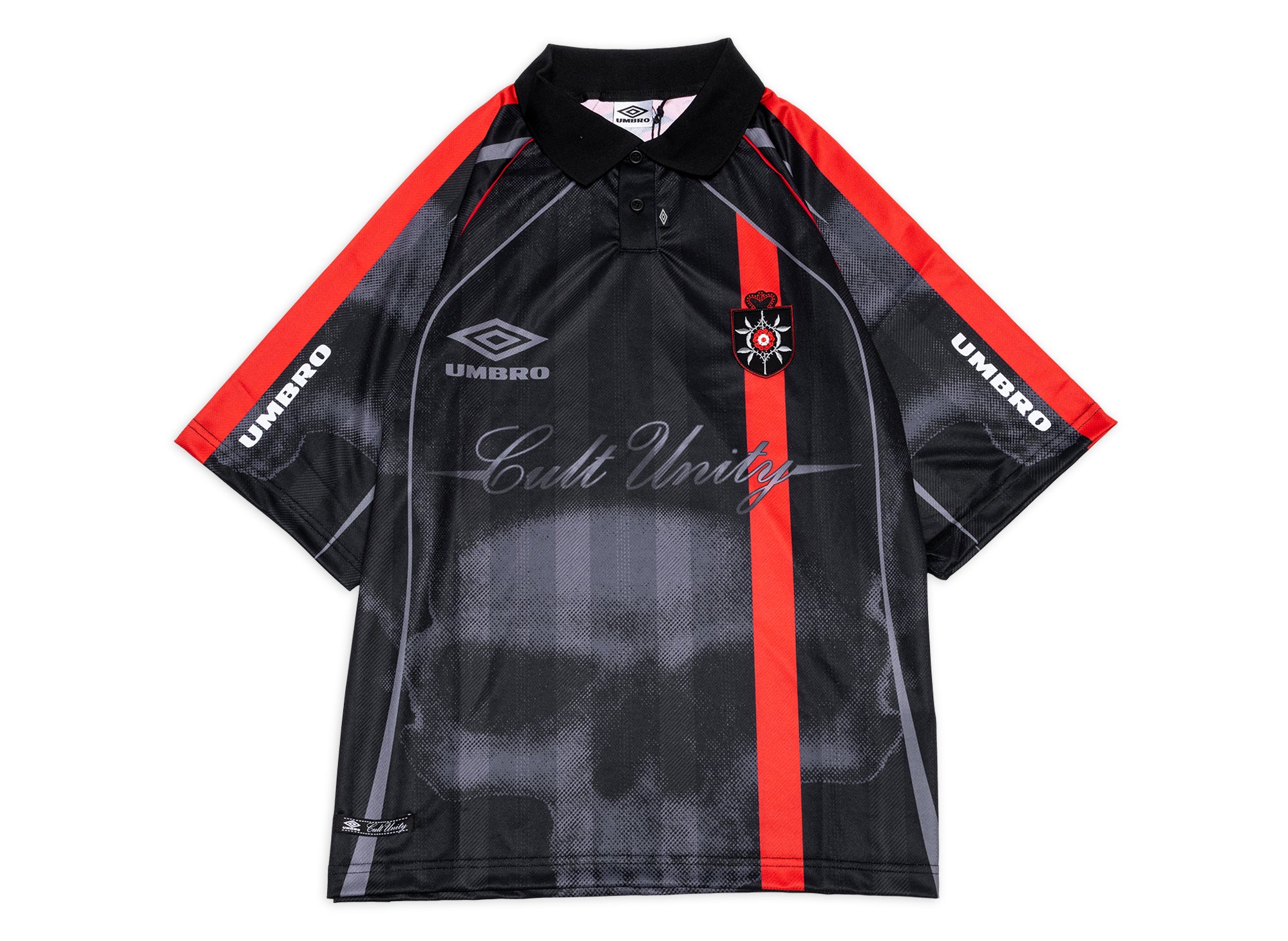 Umbro 01-03 Polo in Black / Red – Oneness Boutique
