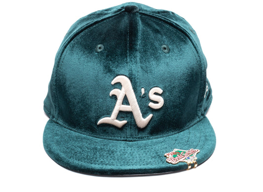 New Era Oakland Athletics Velvet Hat w/ Visor Clip