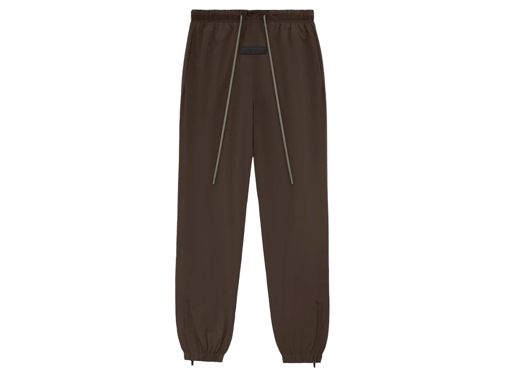 Fear of God Essentials Nylon Track Pants in Wood
