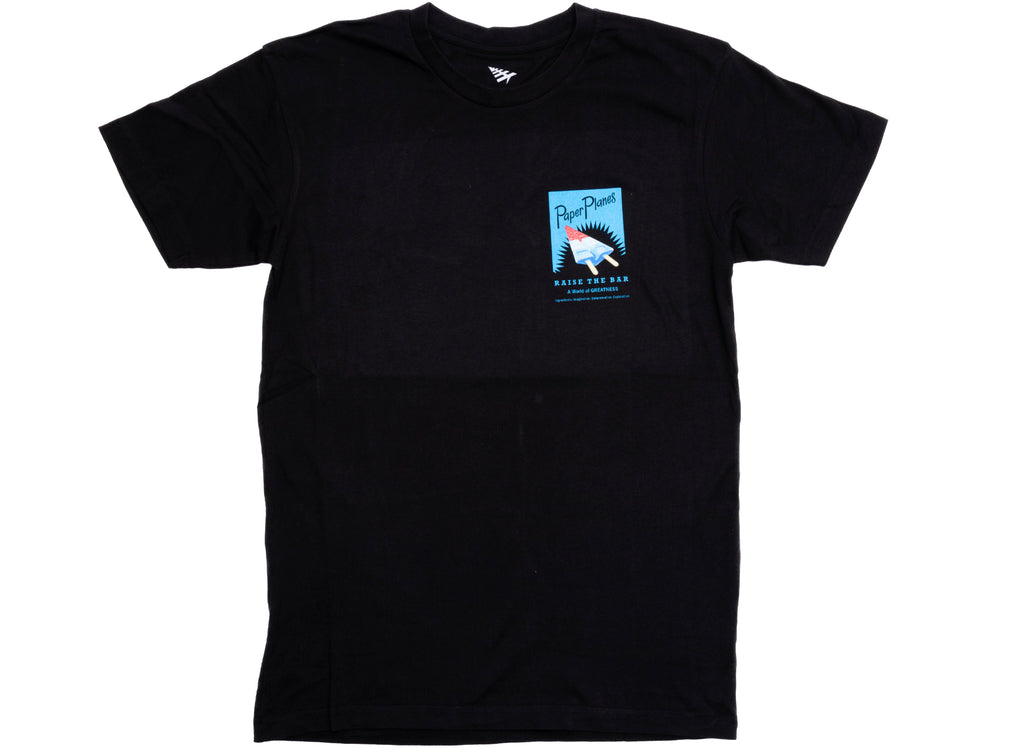 Paper Planes Americana Plane Pops Tee in Black