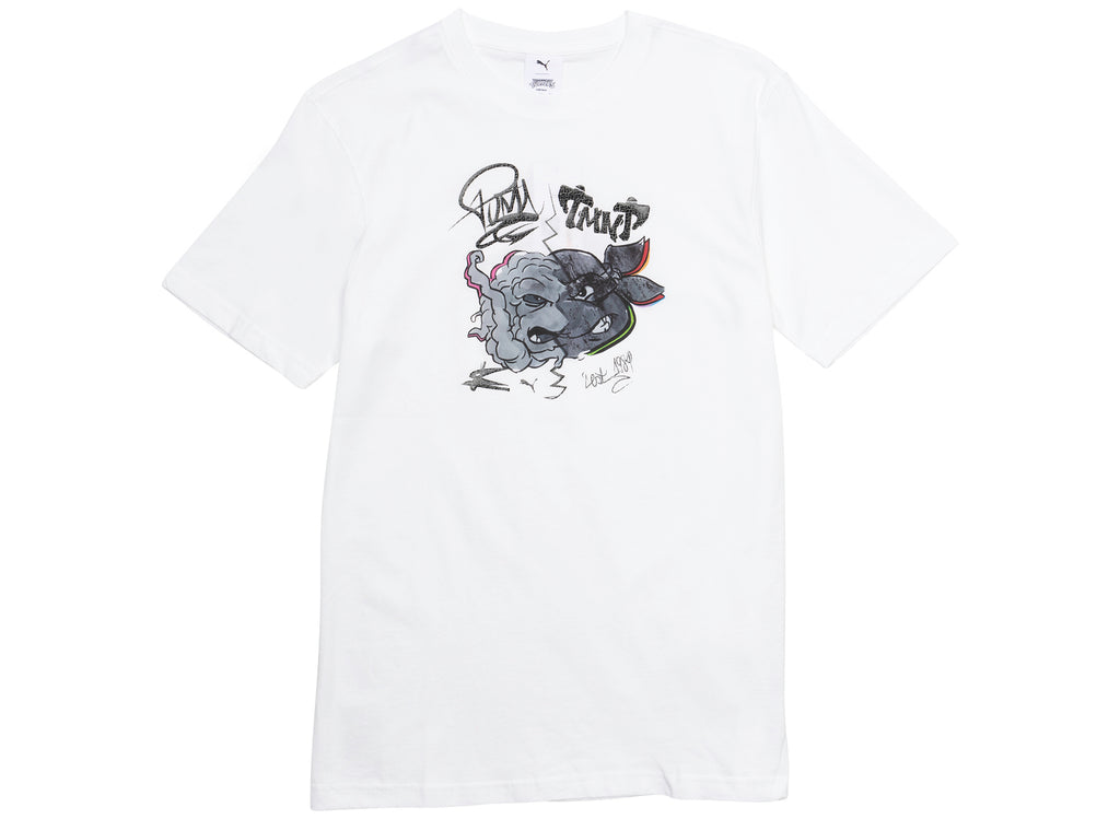 Puma x TMNT Relaxed Graphic Tee in White