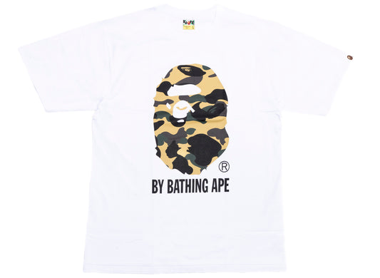 A Bathing Ape 1st Camo by Bathing Ape Tee in White/Yellow