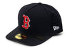 New Era Script Safety Pin Boston Red Socks Fitted Hat