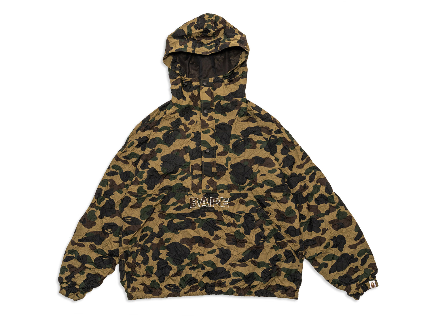 正規品A BATHING APE 1stcamo half【本日限定価格】 A Bathing Ape Crinkle Effect 1st Camo Half Zip Hoodie – Oneness