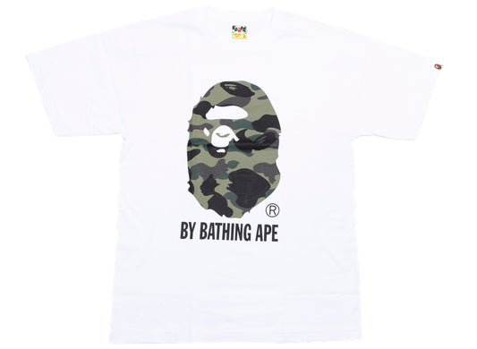 A Bathing Ape 1st Camo by Bathing Ape Tee in White/Green
