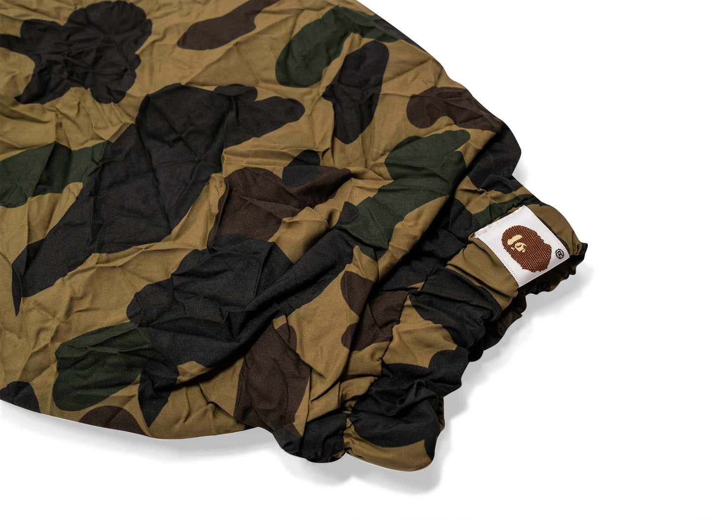 Sudadera con capucha y media cremallera A Bathing Ape Crinkle Effect 1st Camo