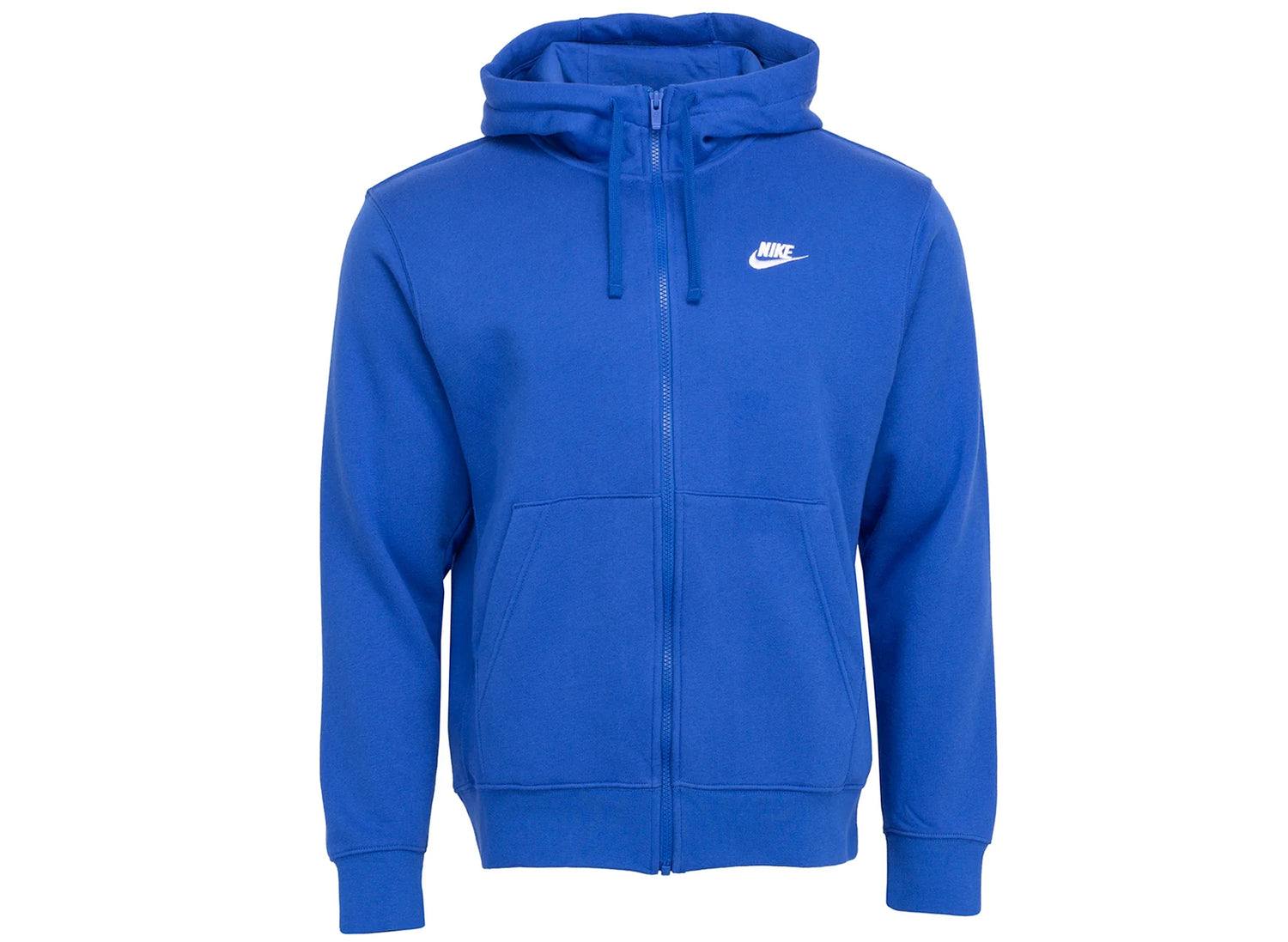 Full Zip Nike Sportswear Club Fleece Hoodie Blue Nike Sportswear