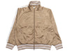 A Bathing Ape Solid Camo Bathing Ape Logo Relaxed Fit Track Jacket in Beige