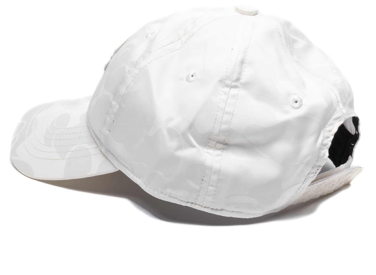 A Bathing Ape Tonal Solid Camo Cap in Ivory