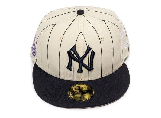 New Era Diet Start Monday 5950 Pinstripe New York Yankees Fitted Hat