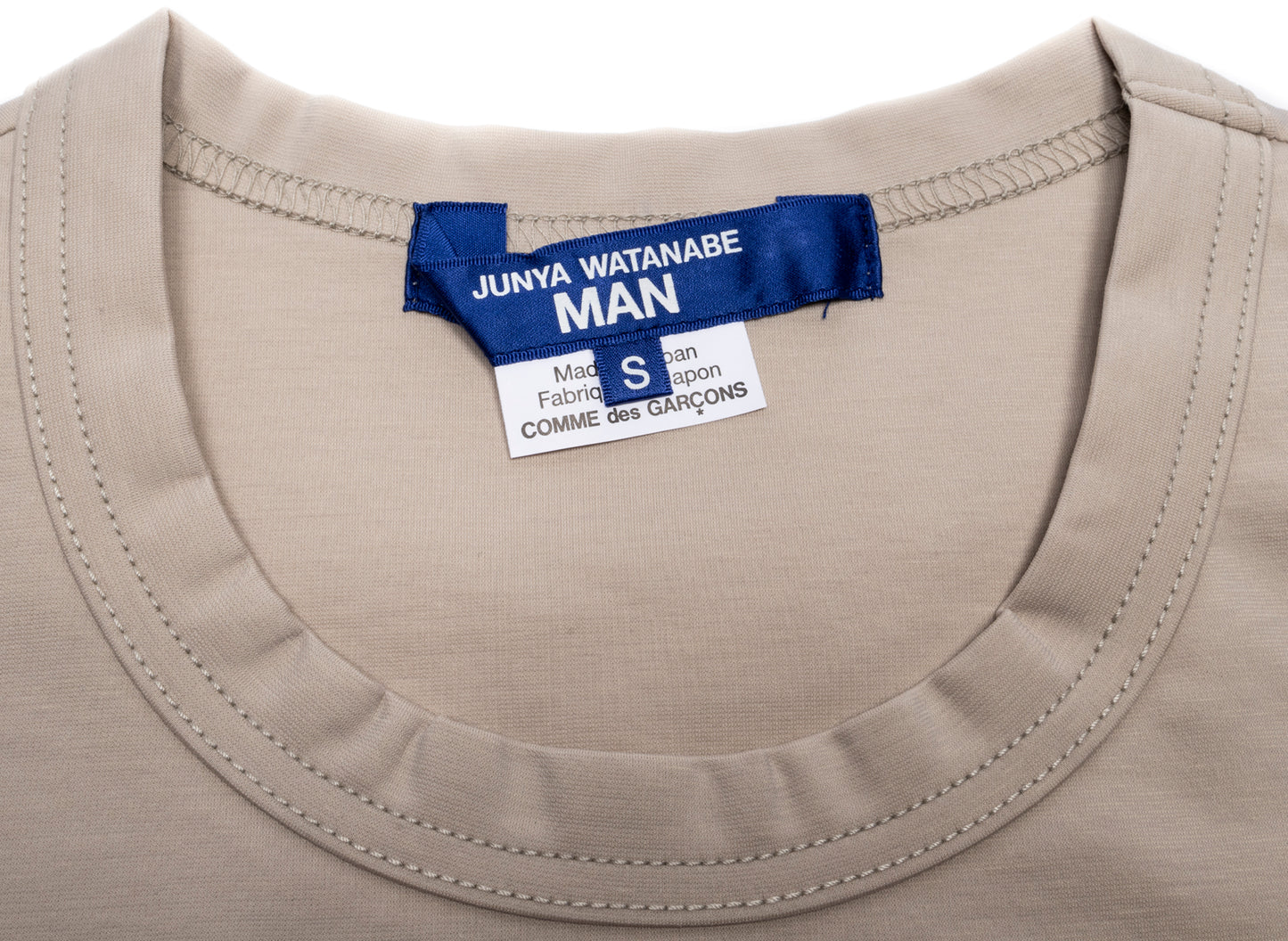 Junya Watanabe MAN S/S Tee in Beige