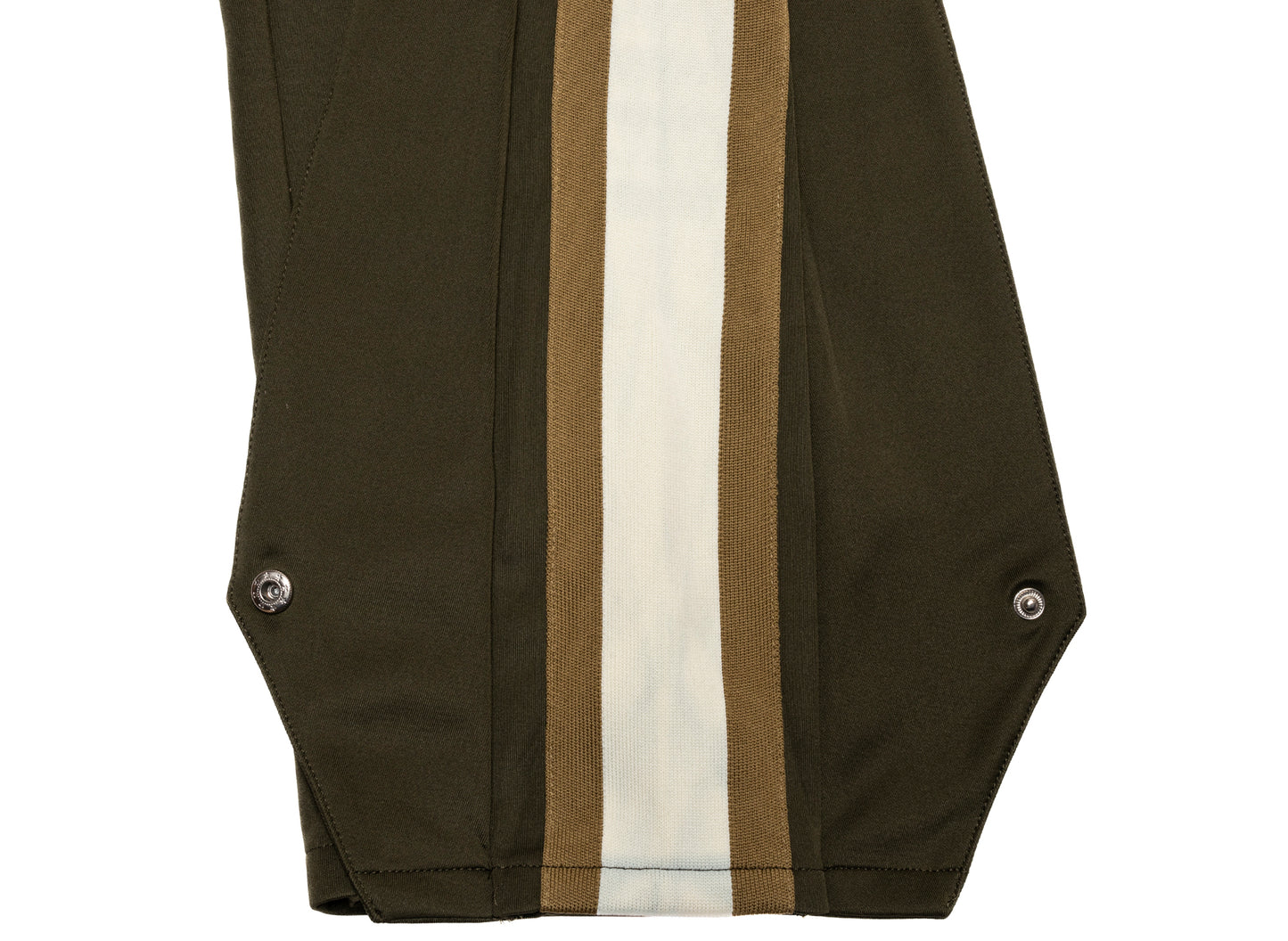 Diet Starts Monday Striped Snap Pants in Olive