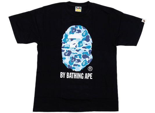 A Bathing Ape ABC Camo by Bathing Ape Tee in Black/Blue