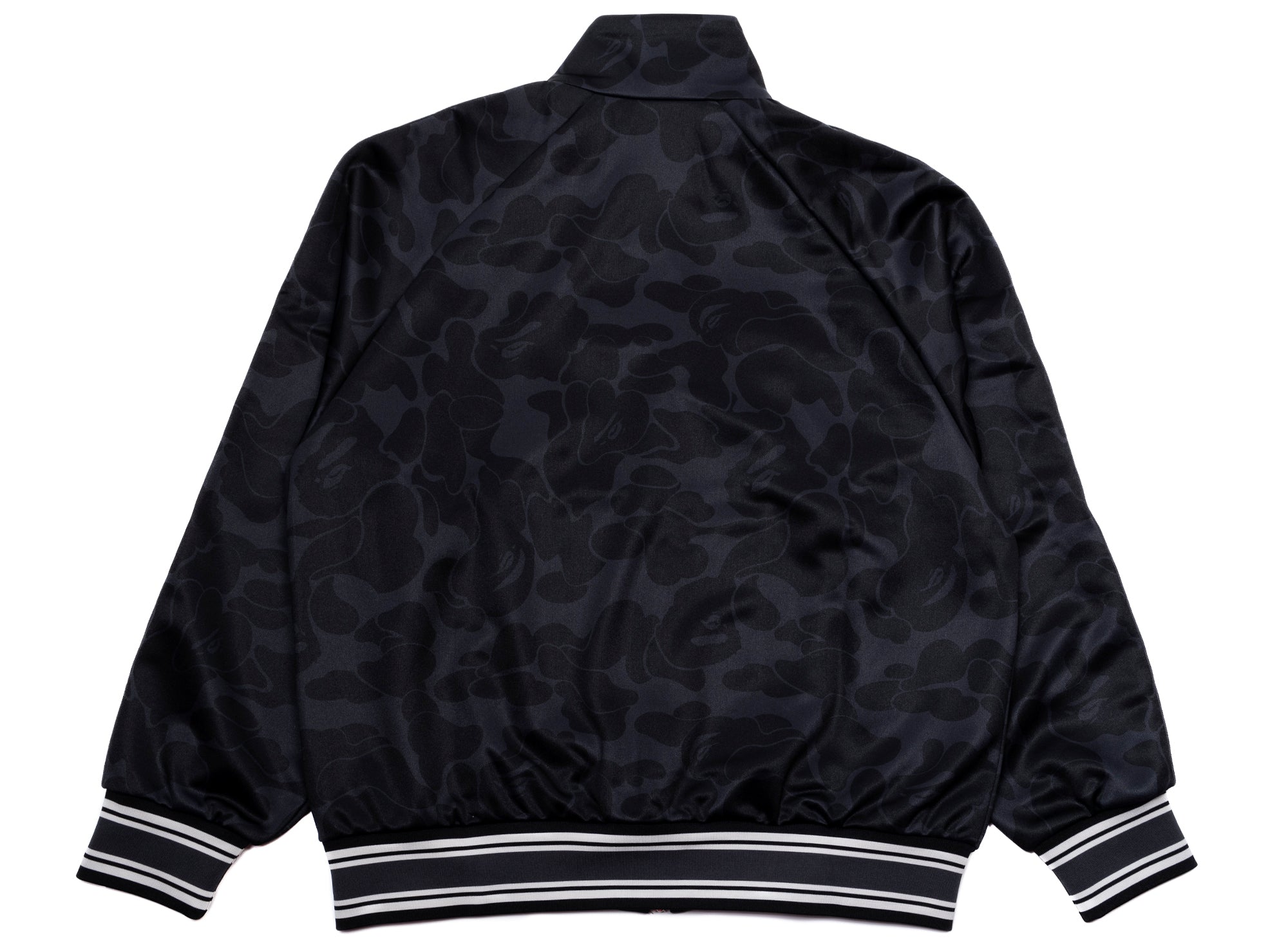 A Bathing Ape Solid Camo Bathing Ape Logo Relaxed Fit Track Jacket
