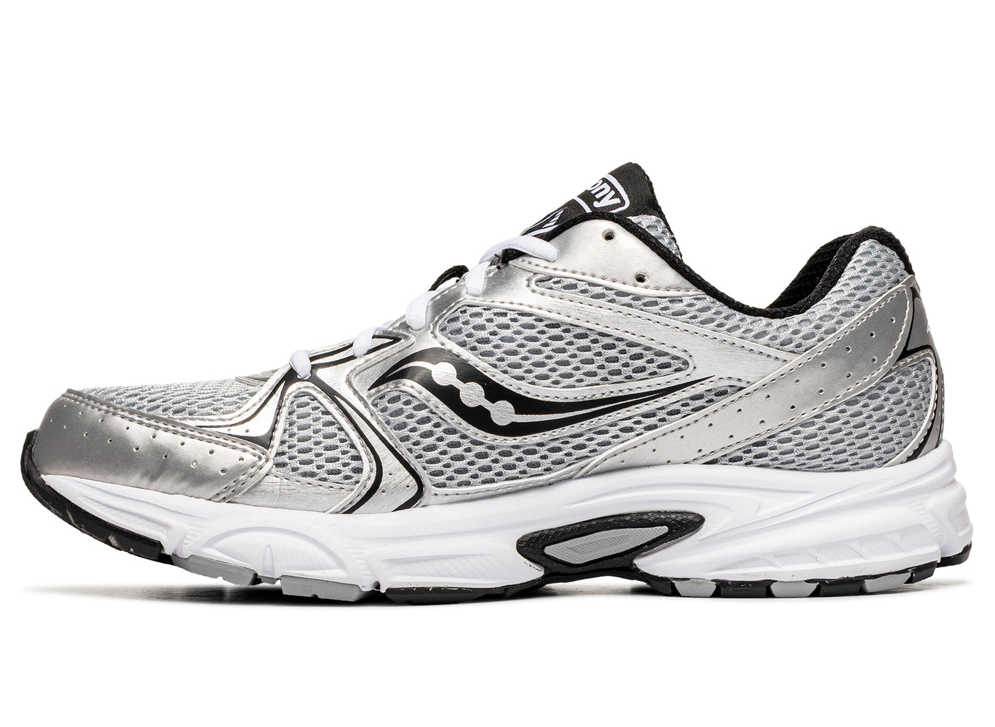 Saucony Ride Millennium en « Argent / Noir »
