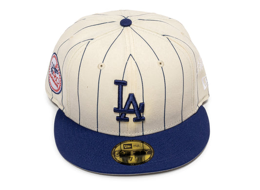 New Era Diet Start Monday 5950 Pinstripe Los Angeles Dodgers Fitted Hat