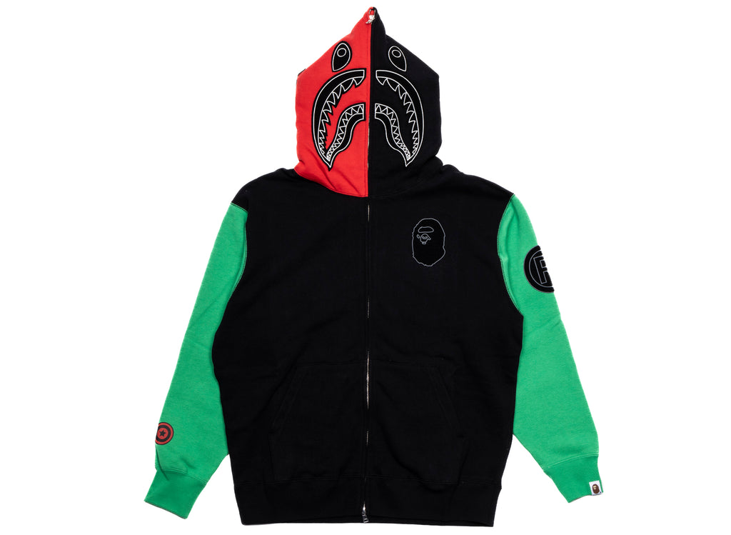 A Bathing Ape Shark Full Zip Hoodie 'United Arab Emirates'