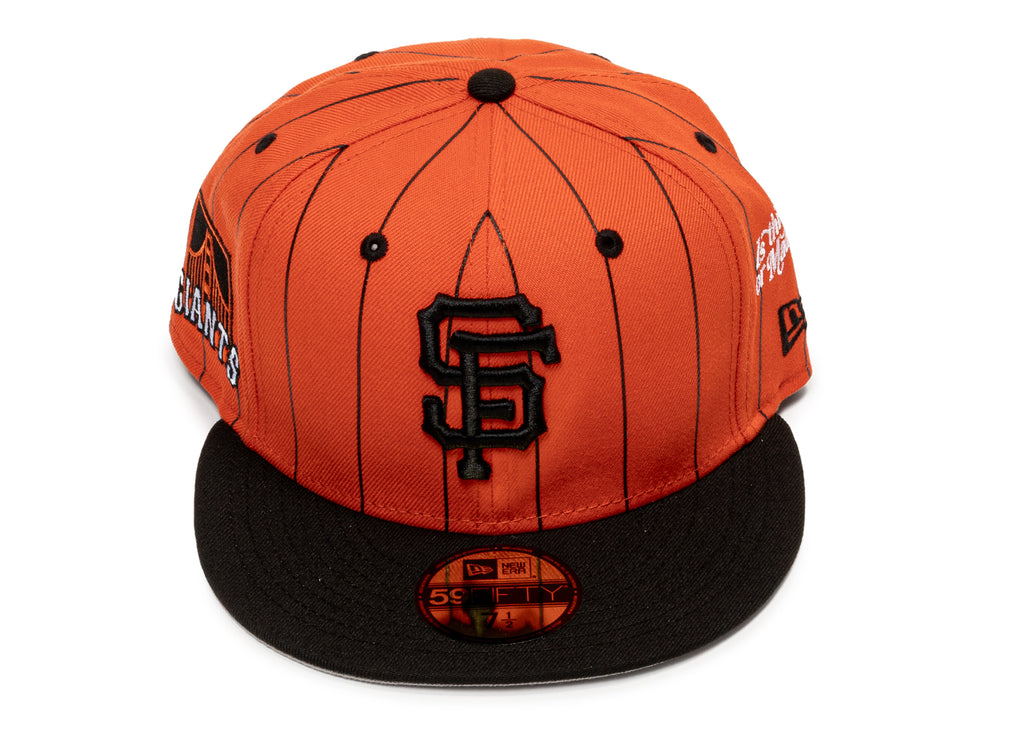 New Era Diet Start Monday 5950 Pinstripe San Francisco Giants Fitted Hat