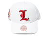 Mitchell & Ness NCAA Louisville Cardinals L Logo Pro Crown Snapback