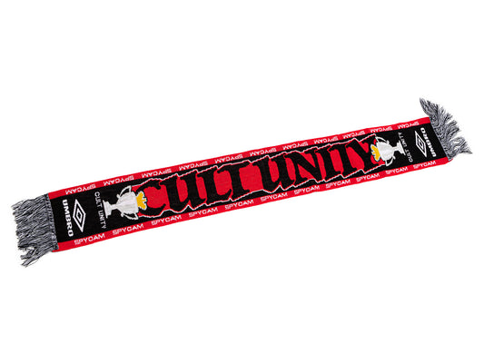 Umbro Cult Unity Scarf in Black / Red