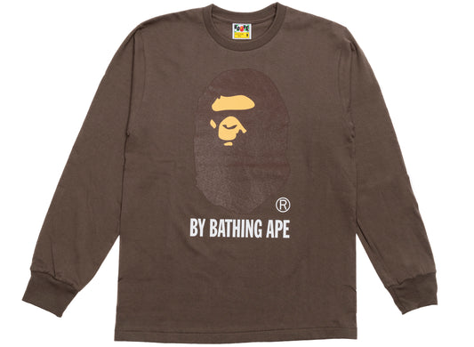 A Bathing Ape by Bathing Ape L/S Tee in Brown