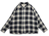 Saint Michael Check Shirt in Navy