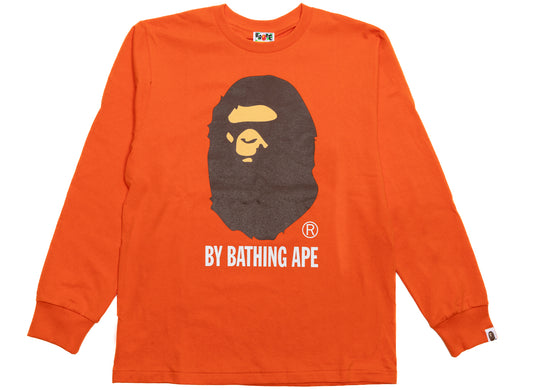A Bathing Ape by Bathing Ape L/S Tee in Orange