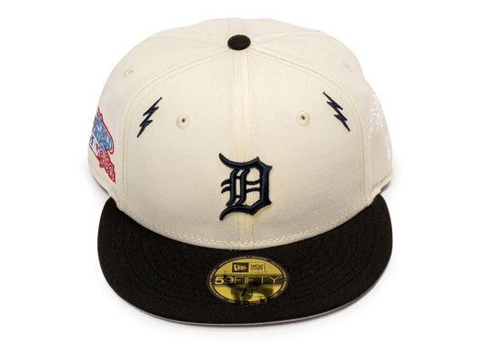 New Era Diet Start Monday 5950 Lightning Bolts Detroit Tigers Fitted Hat