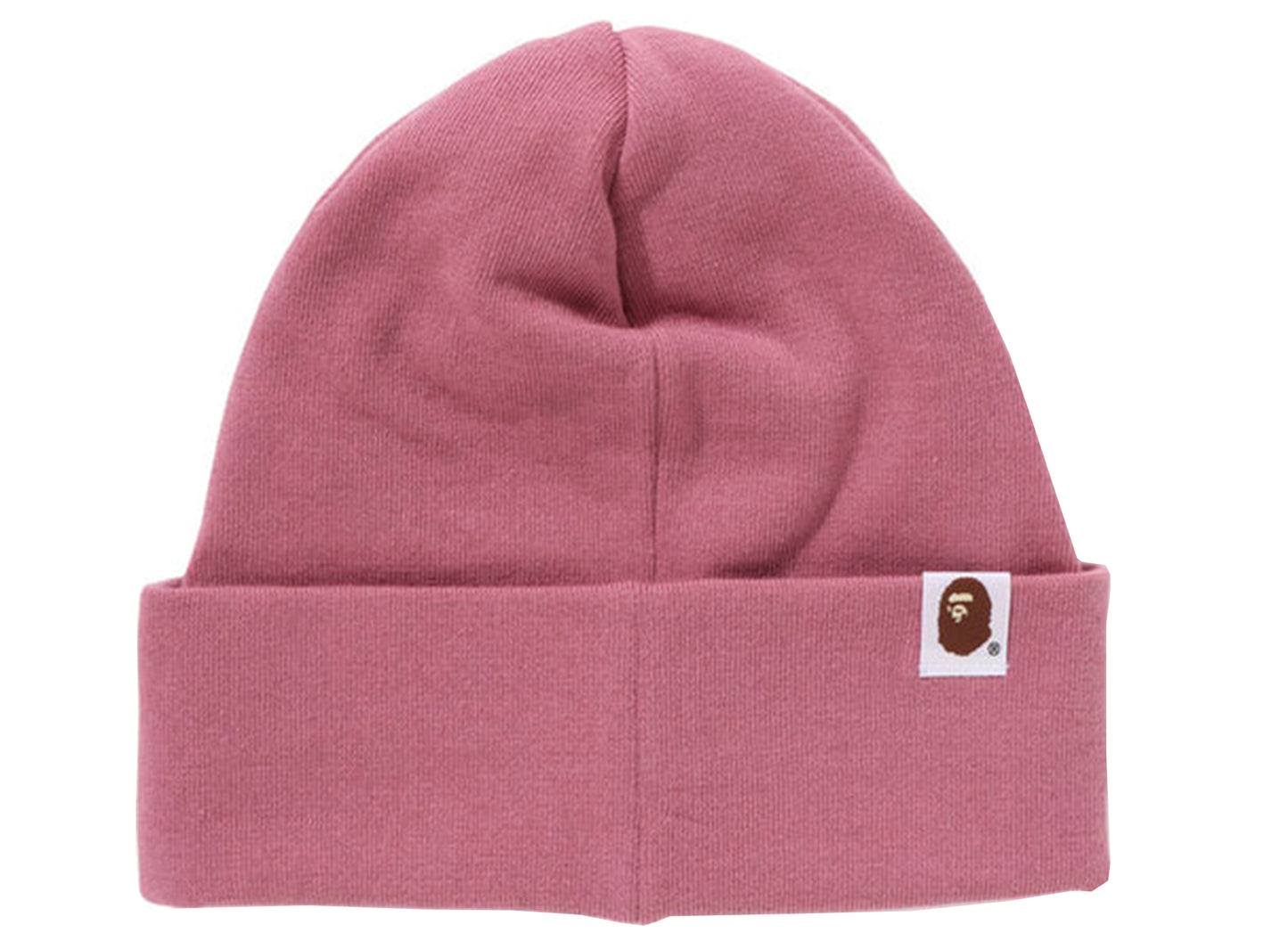 A Bathing Ape Silicon Ape Head Knit Cap in Pink xld