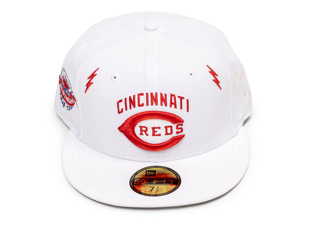 New Era Diet Start Monday 5950 Lightning Bolts Cincinnati Reds Fitted Hat